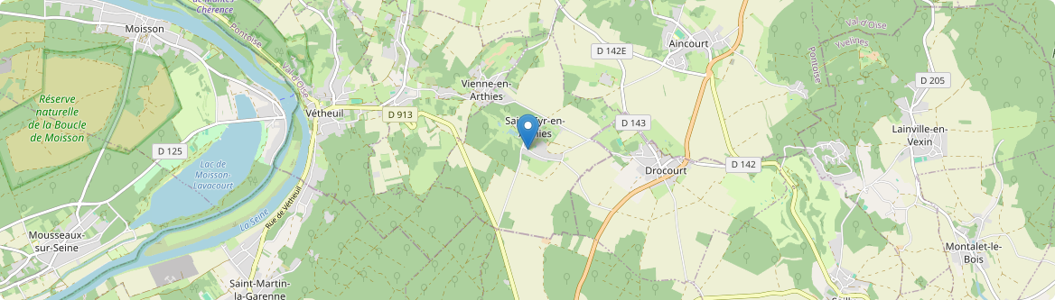Saint-Cyr-en-Arthies - Carte