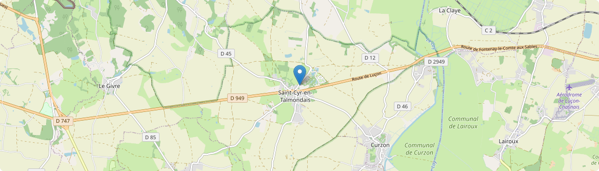 Saint-Cyr-en-Talmondais - Carte