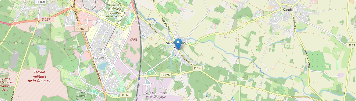 Saint-Cyr-en-Val - Carte