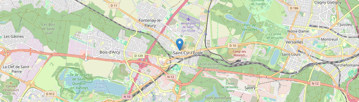 Saint-Cyr-l'École - Carte