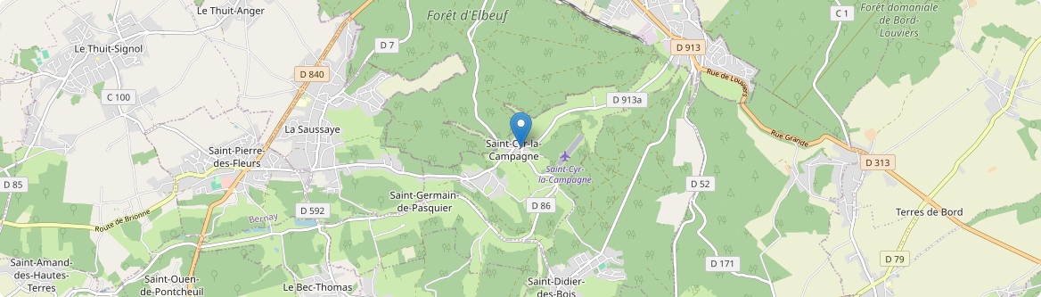 Saint-Cyr-la-Campagne - Carte