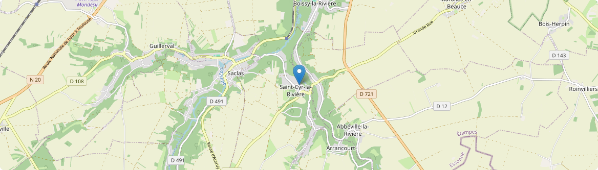Saint-Cyr-la-Rivière - Carte
