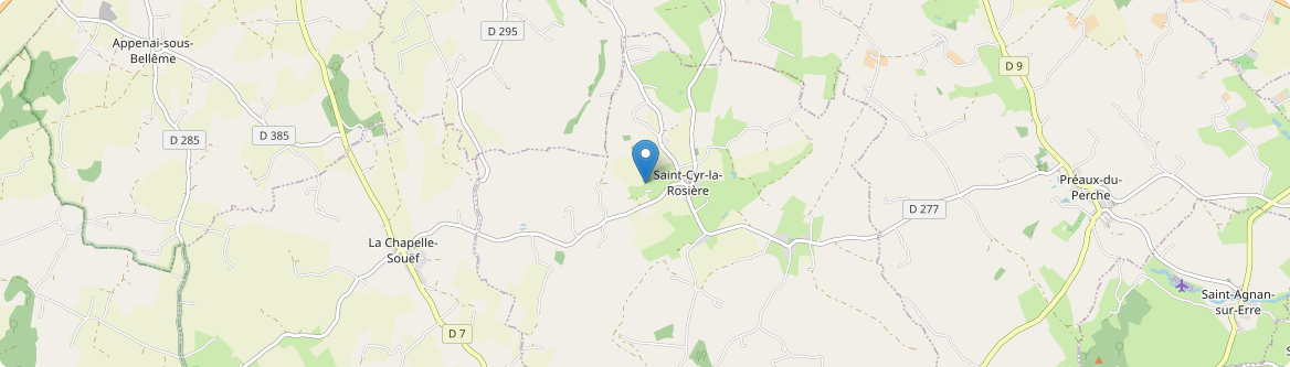 Saint-Cyr-la-Rosière - Carte