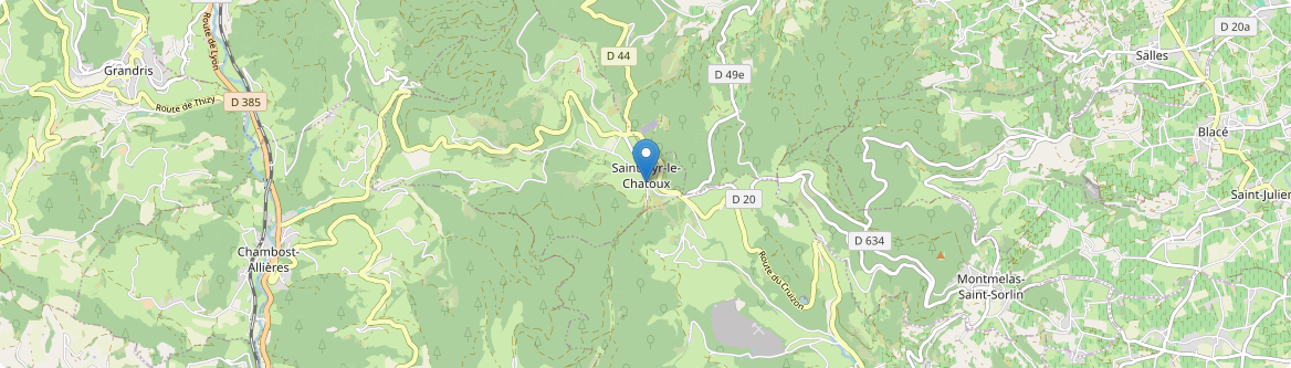 Saint-Cyr-le-Chatoux - Carte