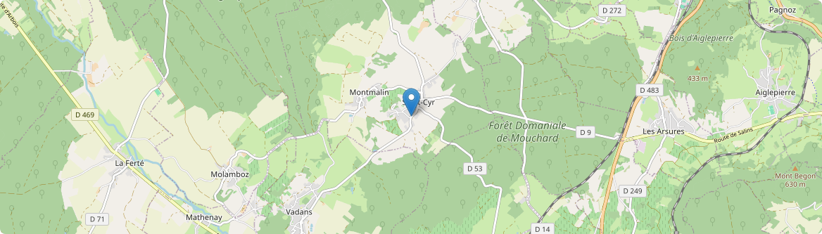 Saint-Cyr-Montmalin - Carte