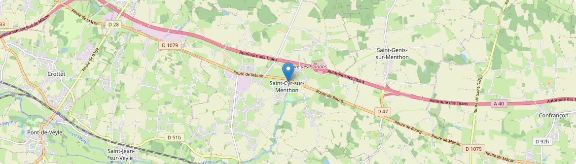 Saint-Cyr-sur-Menthon - Carte