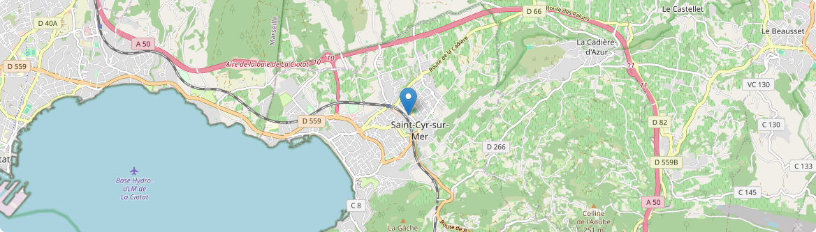 Saint-Cyr-sur-Mer - Carte