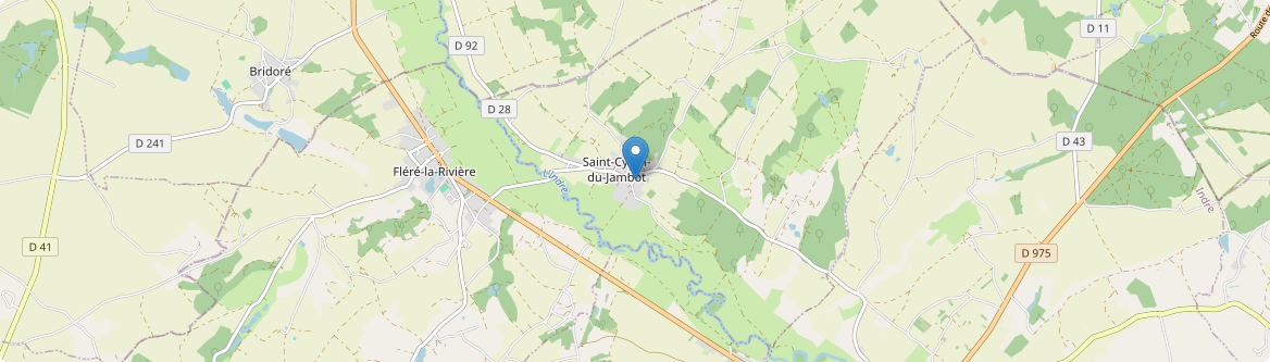 Saint-Cyran-du-Jambot - Carte