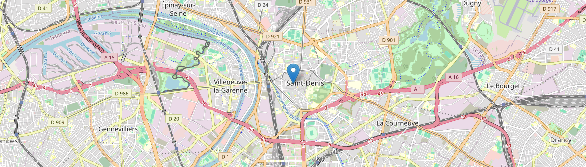 Saint-Denis - Carte