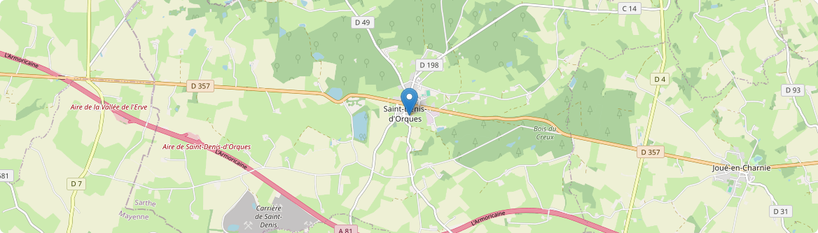 Saint-Denis-d'Orques - Carte