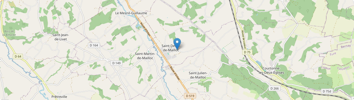Saint-Denis-de-Mailloc - Carte