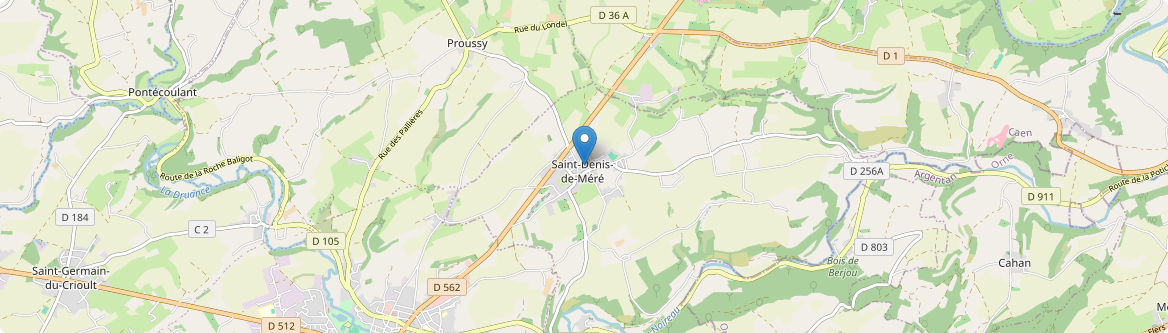 Saint-Denis-de-Méré - Carte