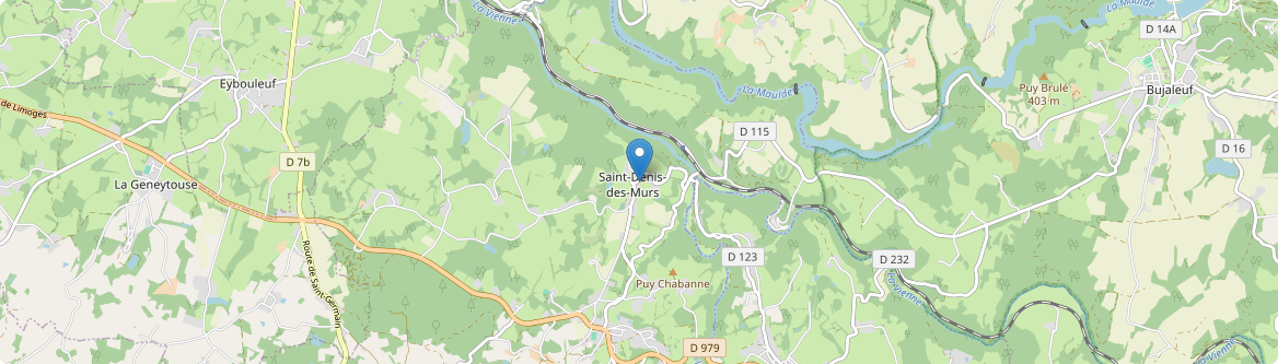 Saint-Denis-des-Murs - Carte