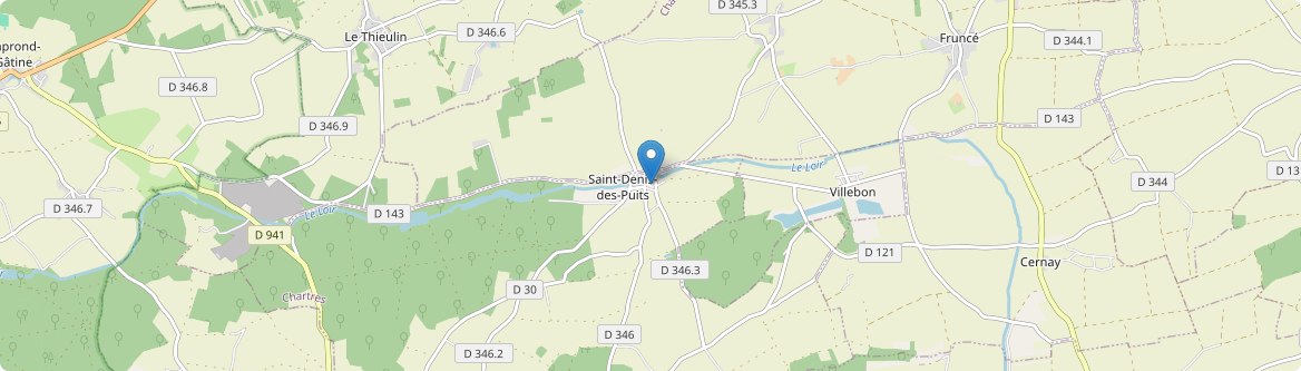 Saint-Denis-des-Puits - Carte