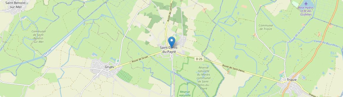 Saint-Denis-du-Payré - Carte