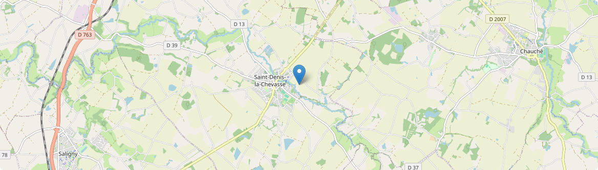 Saint-Denis-la-Chevasse - Carte