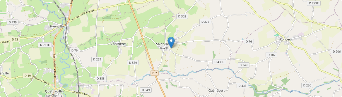 Saint-Denis-le-Vêtu - Carte
