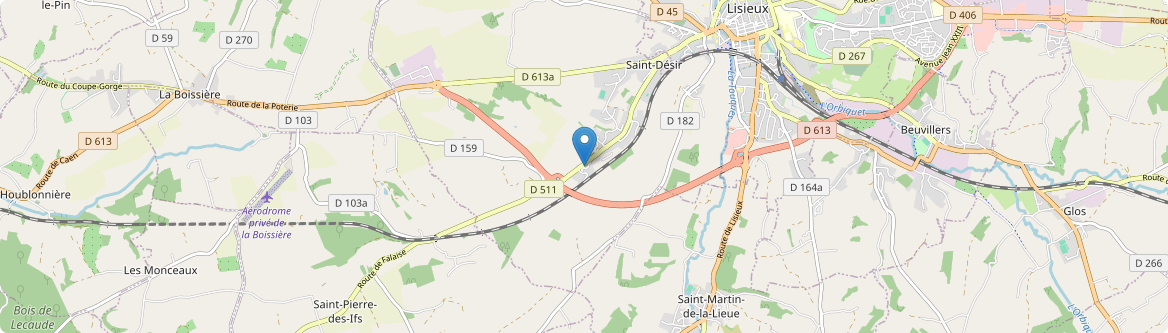 Saint-Désir - Carte