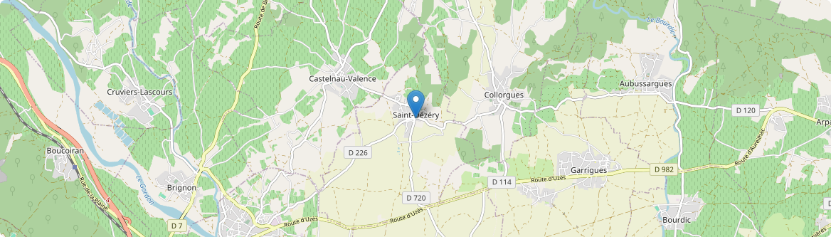 Saint-Dézéry - Carte
