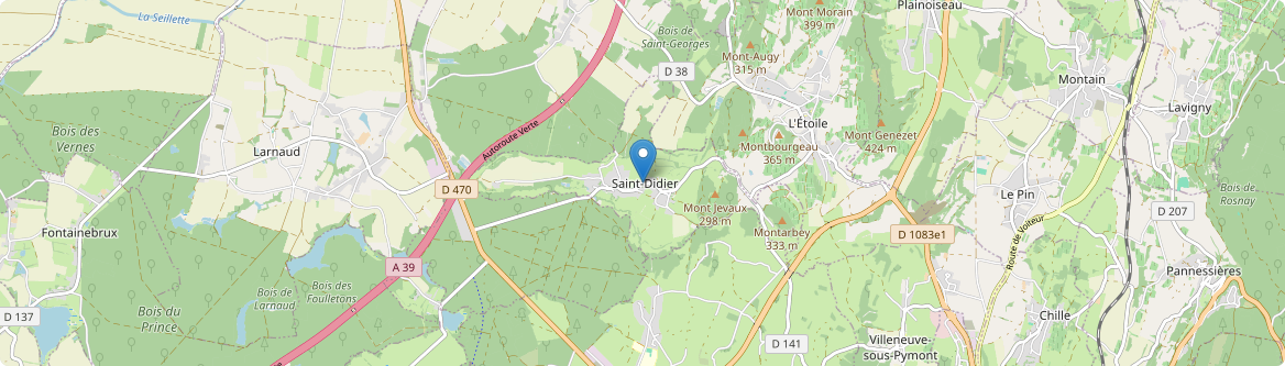 Saint-Didier - Carte