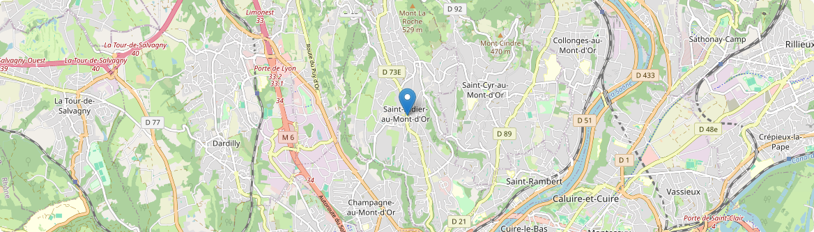 Saint-Didier-au-Mont-d'Or - Carte