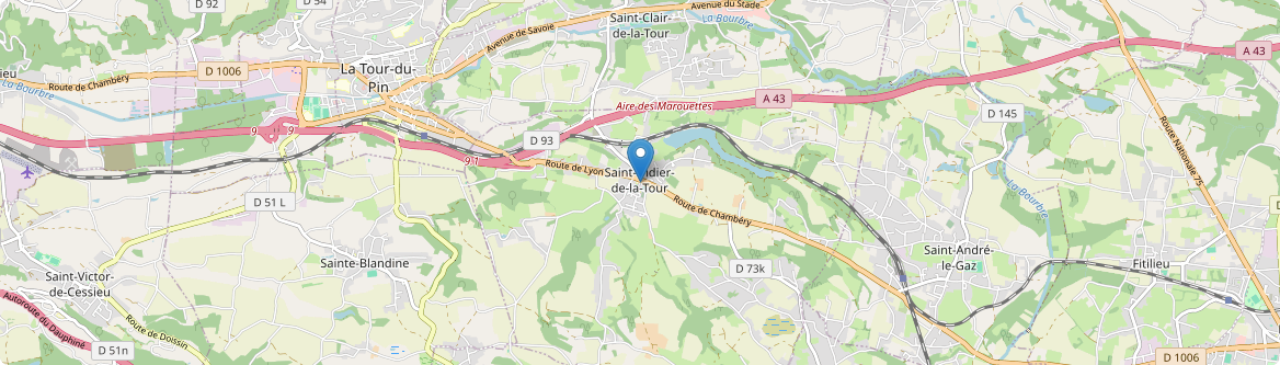Saint-Didier-de-la-Tour - Carte