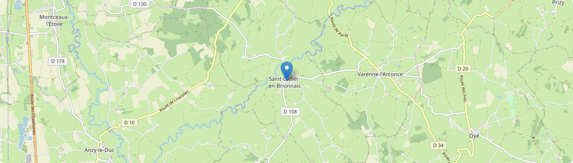 Saint-Didier-en-Brionnais - Carte