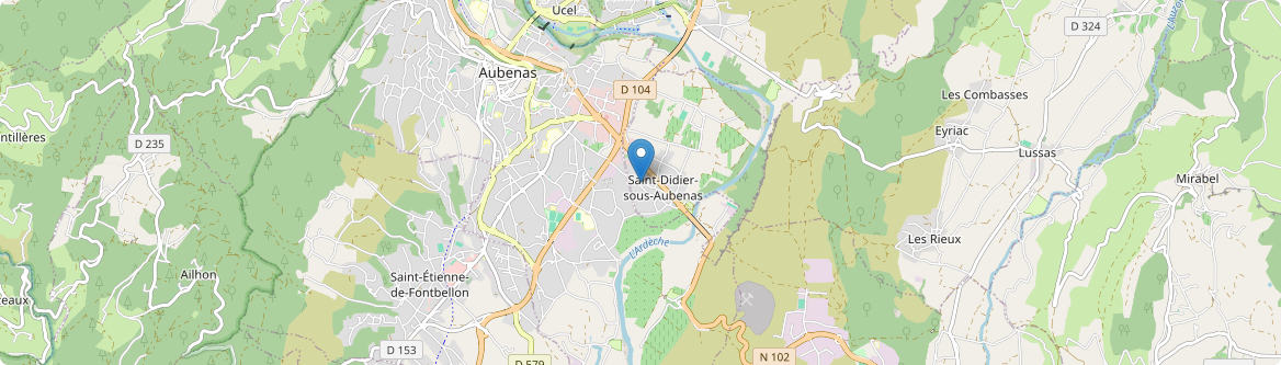 Saint-Didier-sous-Aubenas - Carte
