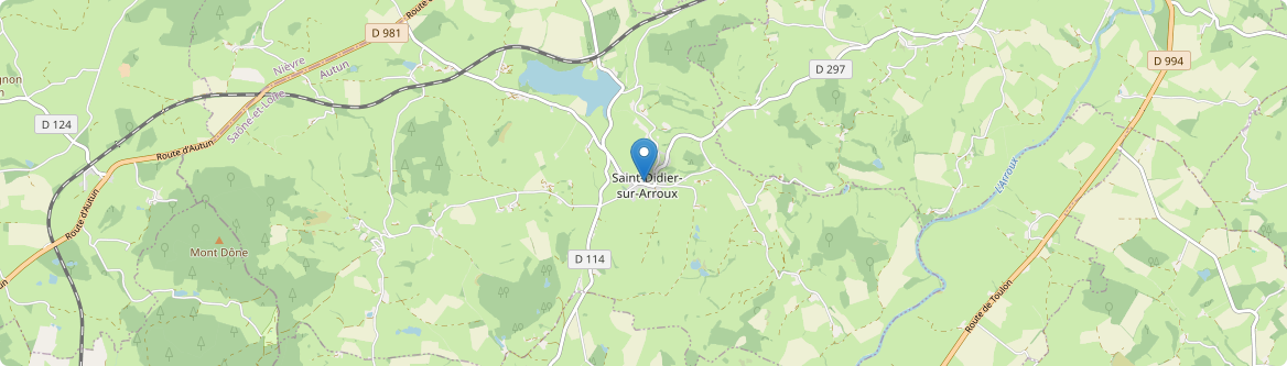 Saint-Didier-sur-Arroux - Carte