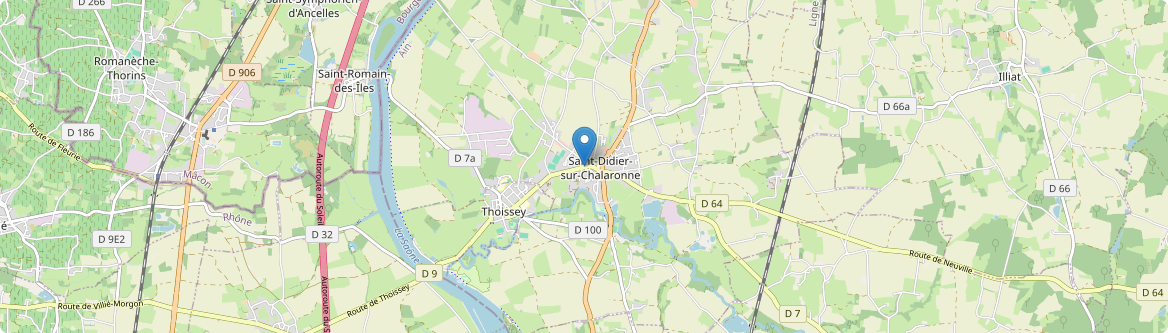Saint-Didier-sur-Chalaronne - Carte