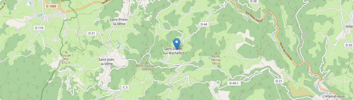 Saint-Didier-sur-Rochefort - Carte