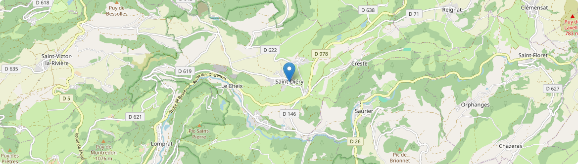 Saint-Diéry - Carte