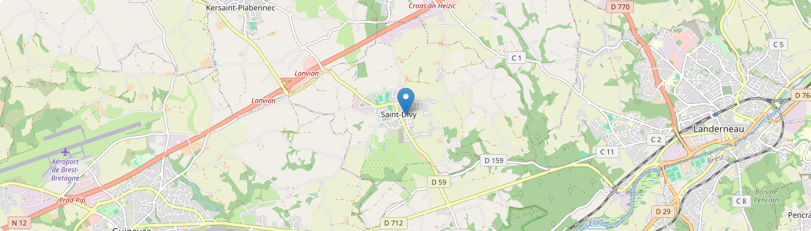 Saint-Divy - Carte