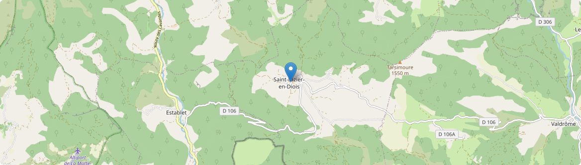 Saint-Dizier-en-Diois - Carte