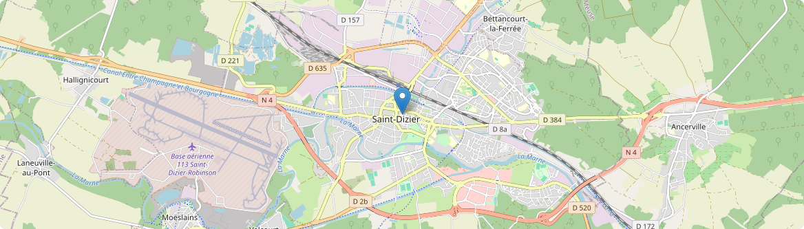 Saint-Dizier - Carte