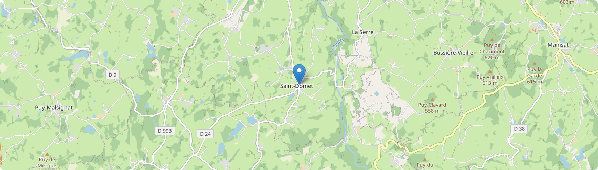Saint-Domet - Carte