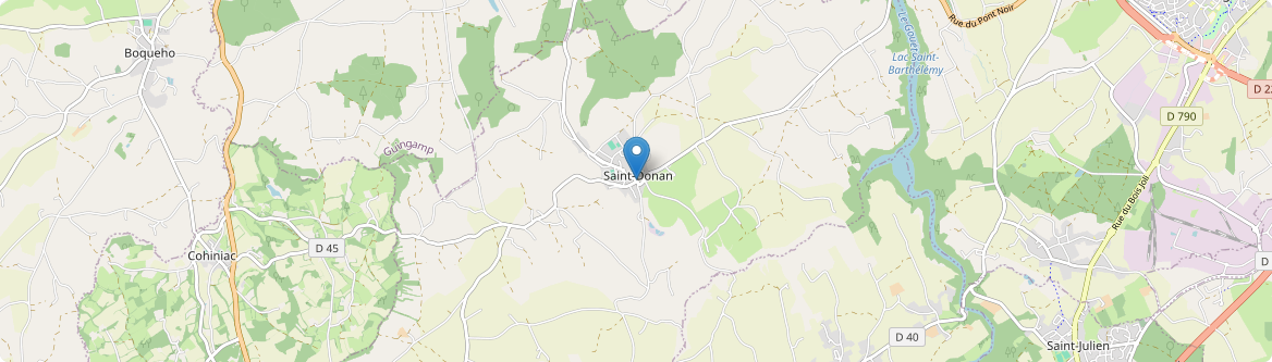 Saint-Donan - Carte