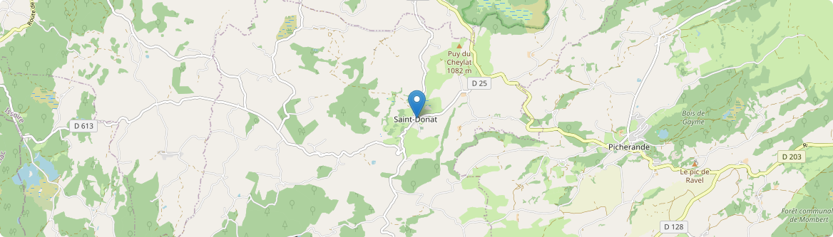 Saint-Donat - Carte
