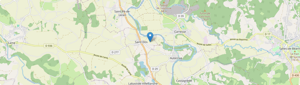 Saint-Dos - Carte