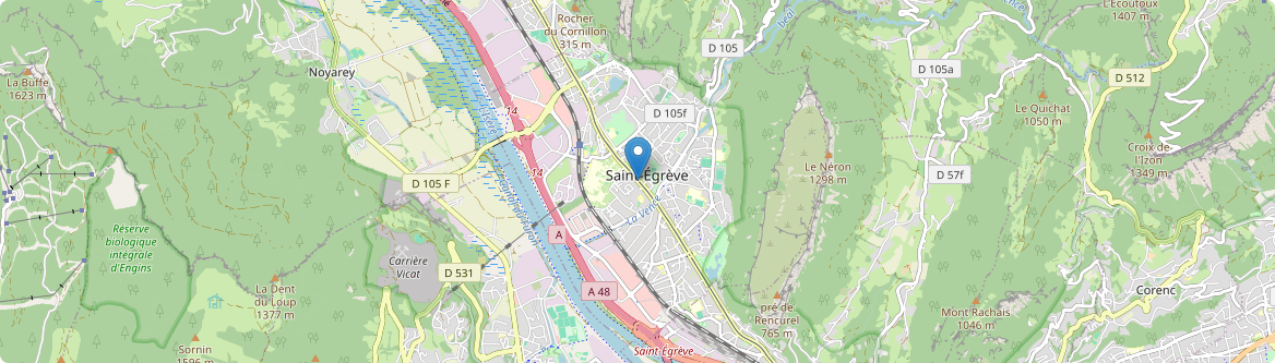 Saint-Égrève - Carte