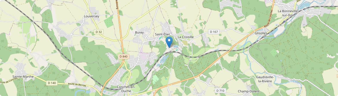 Saint-Élier - Carte