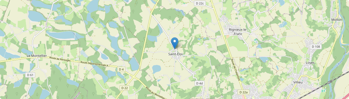 Saint-Éloi - Carte
