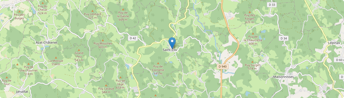 Saint-Éloi - Carte