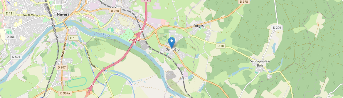Saint-Éloi - Carte