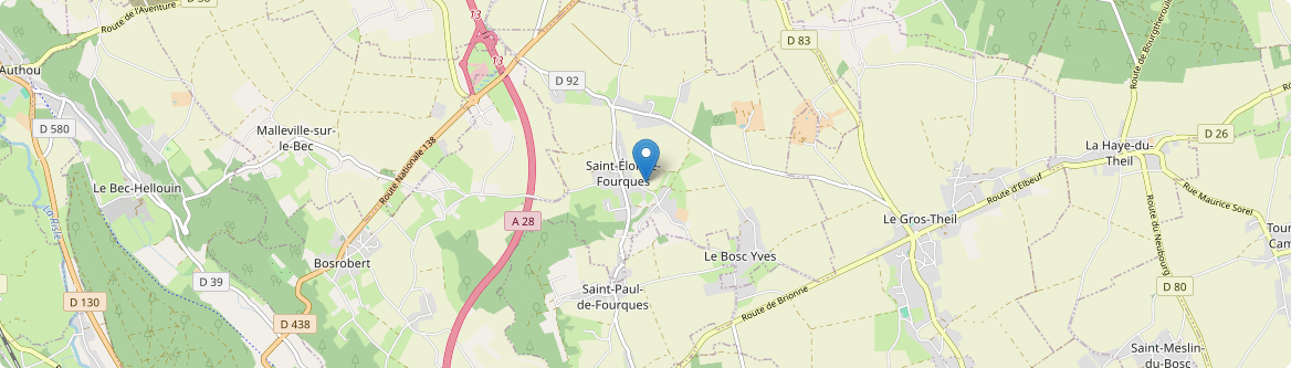 Saint-Éloi-de-Fourques - Carte