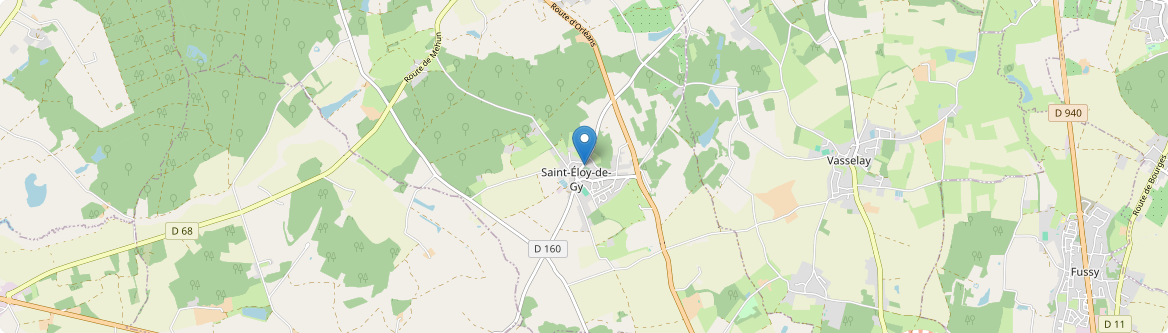 Saint-Éloy-de-Gy - Carte