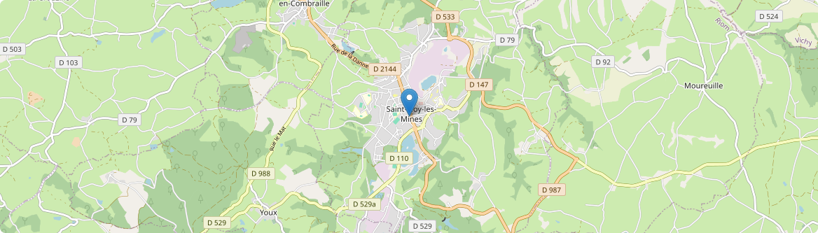 Saint-Éloy-les-Mines - Carte