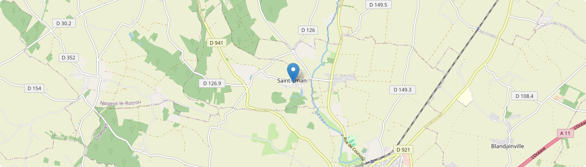 Saint-Éman - Carte