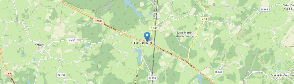 Saint-Émiland - Carte
