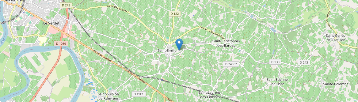 Saint-Émilion - Carte